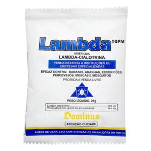 Lambda Cialotrina Multi Inseticida Baixo Odor 25g - Dominus