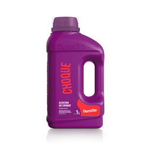 Algicida de Choque DomClor 1L Limpeza Para Piscina