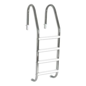 Escada Para Piscina Em Aço Inox Com 4 Degraus Abs Sodramar