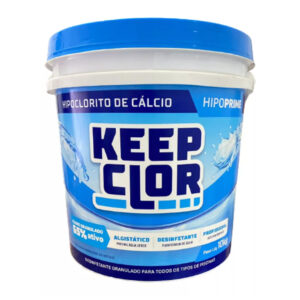 Cloro Para Piscina Concentrado 65% Balde 10kg Keep Clor