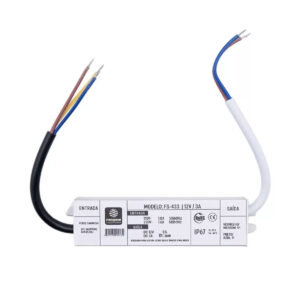 Fonte 12V / 3A Blindada Bivolt Fasgold Fs-433