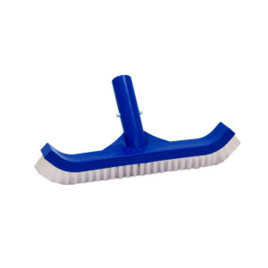 Escova Curva Mini Com Cerdas Em Nylon Para Piscina Brustec