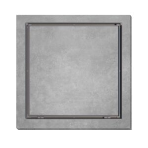 Tampão Casa Máquinas 80x80 Articulada Invisível Gda Piscina