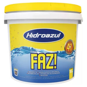 Cloro Para Piscinas Hidroazul Faz 4 em 1 10kg