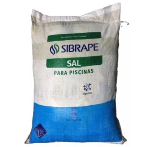 Sal Para Limpeza De Piscinas Para Gerador Cloro 25Kg Sibrape